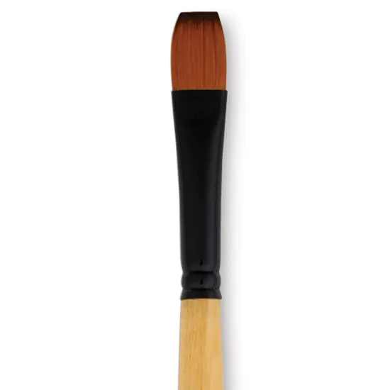 Dynasty Black Gold Brush - Bright, Long Handle, Size 8 {1}