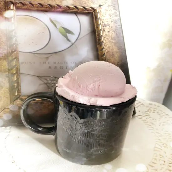 1pc Realistic Ice Cream Scoop Silicone Mold. For Wax | Embed | Soap | Resin Castings {4}