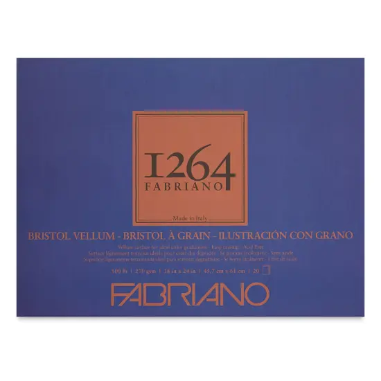 Fabriano 1264 Bristol Pad - 18" x 24", Vellum {1}