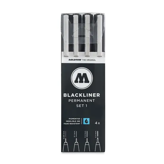Molotow Blackliner - Set 1, Set of 4 {2}