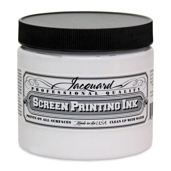 Jacquard Screen Printing Ink - Super Opaque White, 16 oz {1}