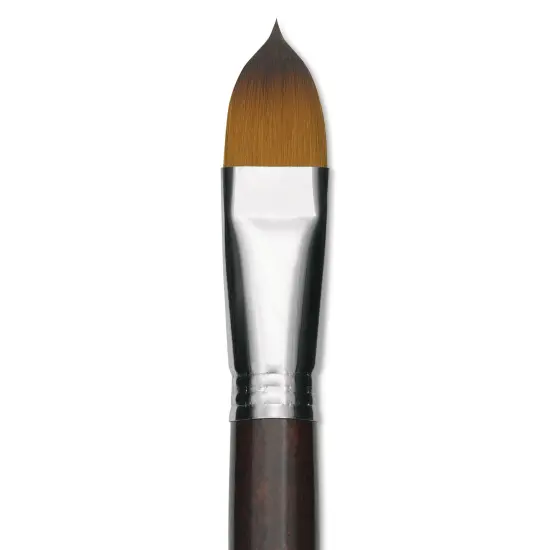 Escoda Prado Tame Synthetic Brush - Filbert, Short Handle, Size 22 {1}