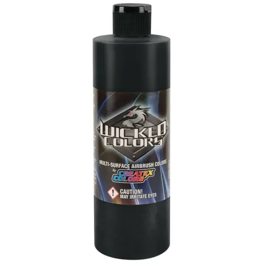 Createx Wicked Colors Airbrush Color - 16 oz, Black {1}