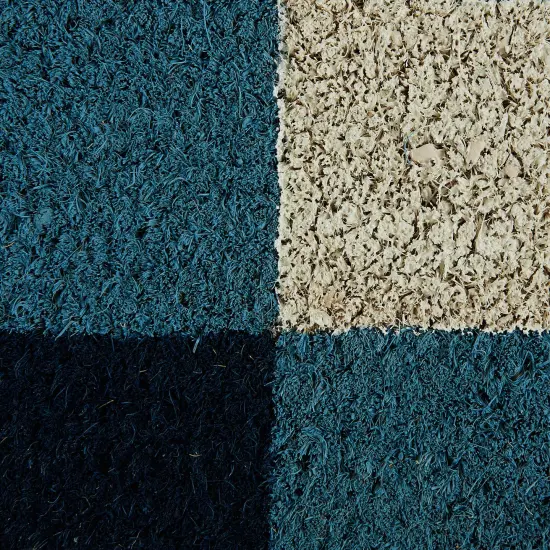 DII Navy & White Buffalo CheckDoormat {2}