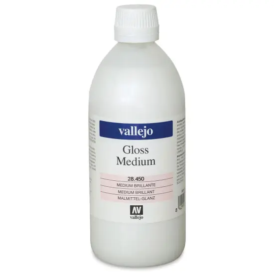 Vallejo Acrylic Medium - Gloss, 500 ml {2}