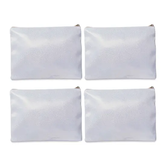 Craft Express Sublimation Printing Makeup Case - Shimmering Glitter, Pkg of 4 {1}