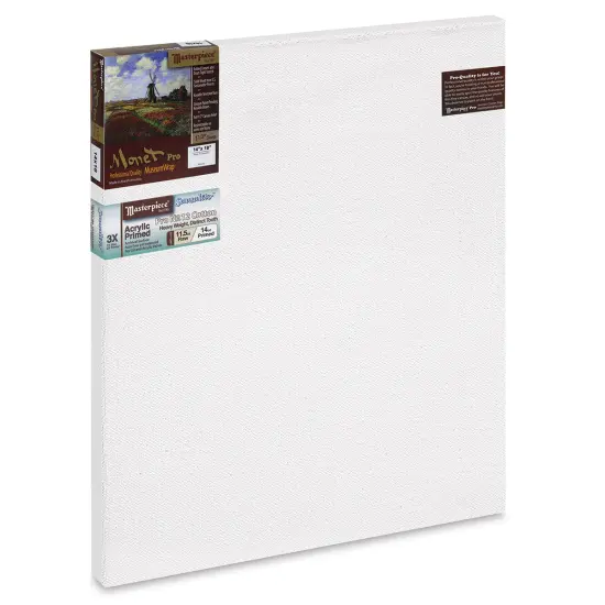 Masterpiece Monet Pro Sausalito Cotton Canvas - 14" x 18", Acrylic-Primed {1}