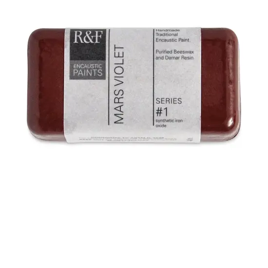 R&F Encaustic Paint Block - Mars Violet, 40 ml block {2}