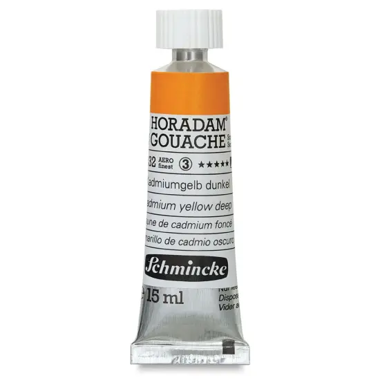 Schmincke Horadam Artist Gouache - Cadmium Yellow Light, 15 ml tube {1}