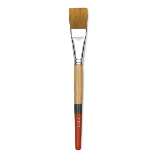 Princeton Snap! Golden Taklon Brush - Stroke, Short Handle, Size 1 {1}