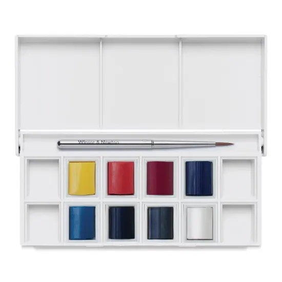 Winsor & Newton Cotman Watercolors - Pocket Set of 8, Skyscape Colors, Half Pans {1}