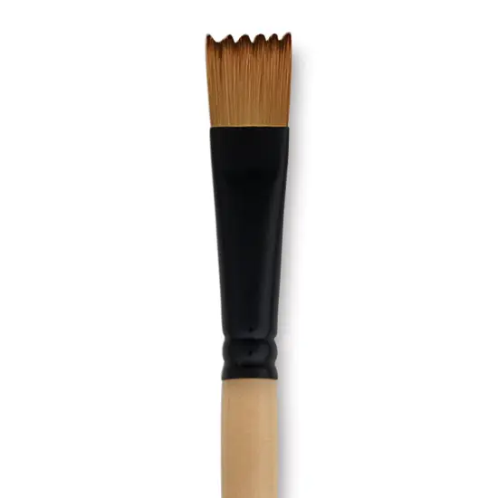 Dynasty Black Gold Brush - Wave, Short Handle, Size 16 {1}