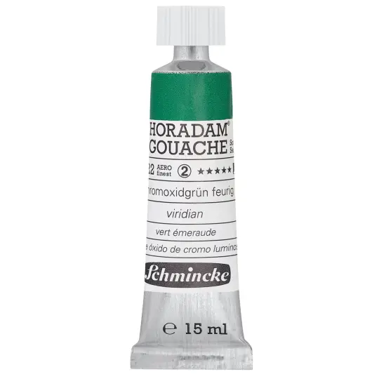 Schmincke Horadam Artist Gouache - Chromium Oxide Green Brilliant, 15 ml tube {1}