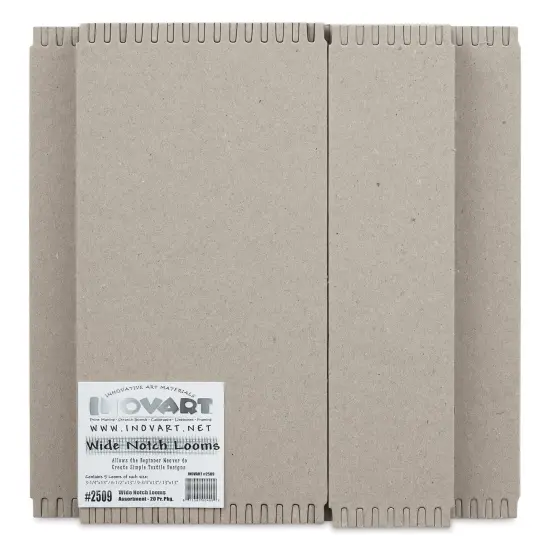 Wide Notch Chipboard Weaving Loom - Assorment, Pkg of 12 {1}