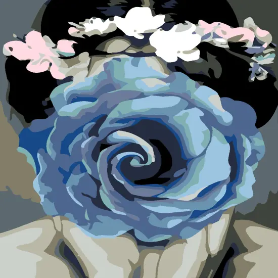 Artwille DIY Paint by Numbers for Adults and Kids, Acrylic Painting Kit - "Beautiful", 13.8 x 17.7 in {1}