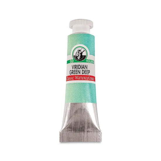Old Holland Classic Artist Watercolor - Viridian Green Deep, 6 ml tube {2}