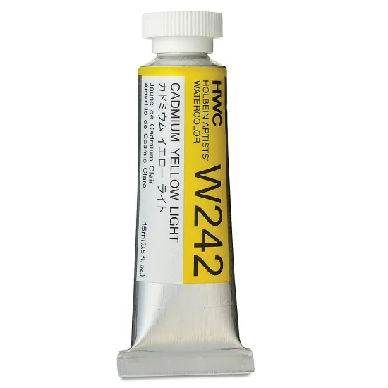 Holbein Artists' Watercolor - Cadmium Yellow Light, 15 ml tube {2}