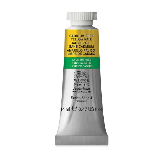 Winsor & Newton Professional Watercolor - Cadmium-Free Yellow Pale, 14 ml tube {1}
