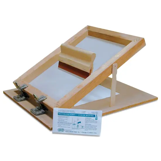 Professional Grade Screen Printing Unit - 14" x 18", Unit with 10" Squeegee {1}