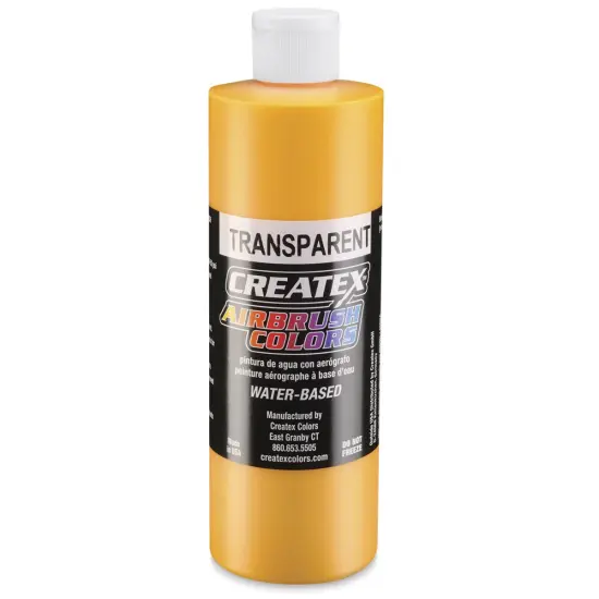 Createx Airbrush Color - 16 oz, Transparent Canary Yellow {1}