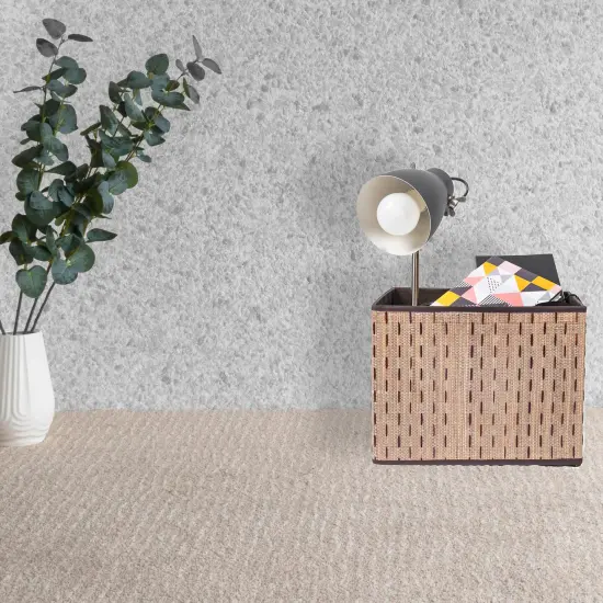 Beige Foldable Decorative Storage Box for Living Room, Bedroom, Dining, Playroom or Office {2}