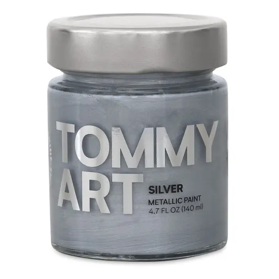 Tommy Art Mineral Paint - Silver (Metallic), 140 ml {1}