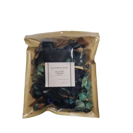 Sea Salt & Orchid 8oz Potpourri Bag made with Fragrant/Essential Oils HandMade FREE SHIPPING Blue Green Potpourri| Wedding Favors {1}