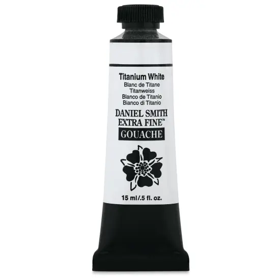 Daniel Smith Extra Fine Gouache - Titanium White, 15 ml Tube {1}