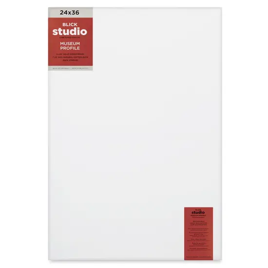 Blick Studio Stretched Cotton Canvas - Museum Profile, 24" x 36" {1}