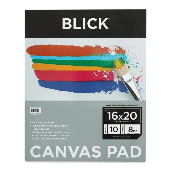 Blick Canvas Pad - 16" x 20", 10 Sheets {2}