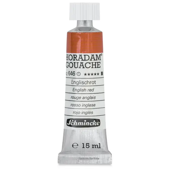 Schmincke Horadam Artist Gouache - English Red, 15 ml tube {1}