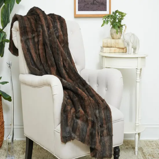 Fur Throw Blanket {4}