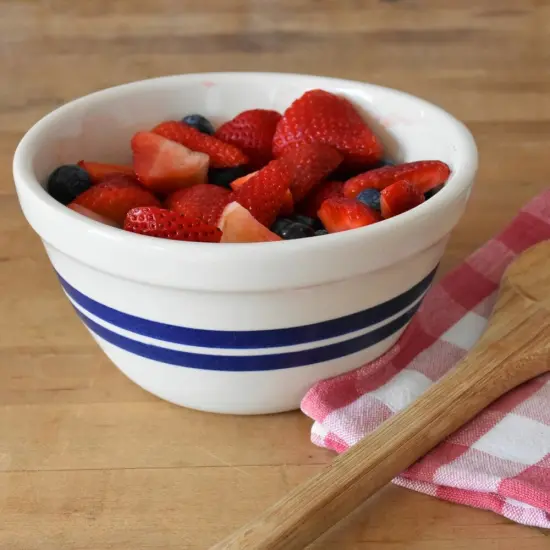 Ohio Stoneware8 Inch Shoulder Bowl, Made in USA {4}