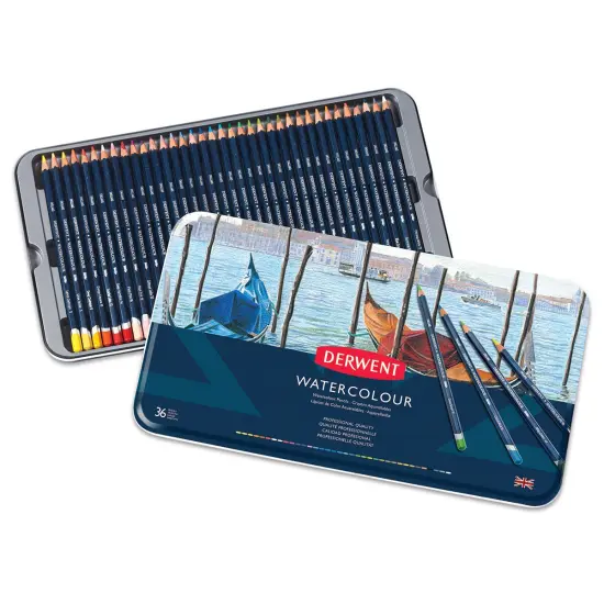 Derwent Watercolor Pencil Set - Assorted Colors, Set of 36 {2}