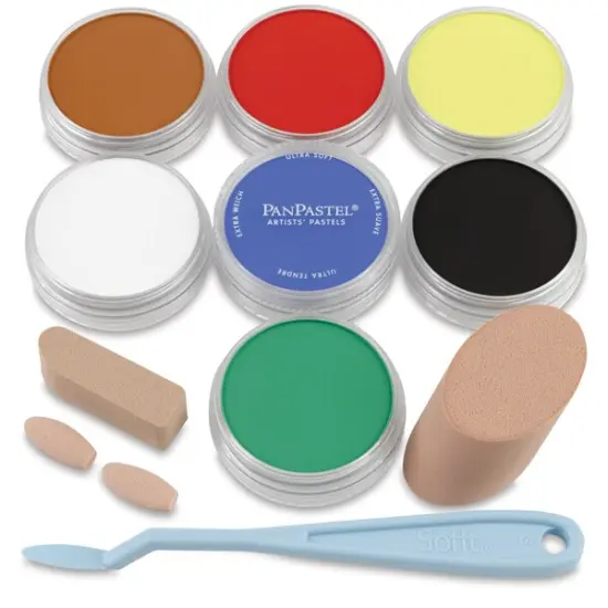 PanPastel Artists&rsquo; Painting Pastels Set - Basic Colors, Set of 7 {2}