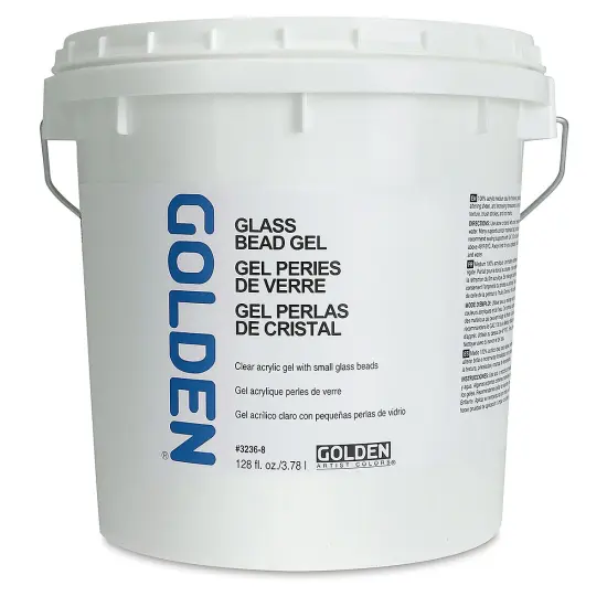 Golden Acrylic Medium - Glass Bead Gel, 128 oz tub {1}