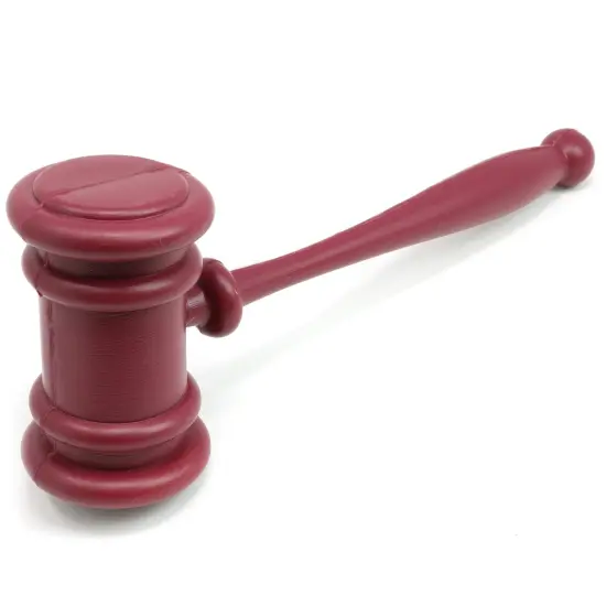 udge Gavel Costume Accessory - Justice Costume Accessories Props for Courtroom - 1 Piece {2}