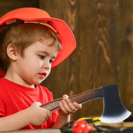 Lumberjack Costume Prop Toy - Wood Look Hatchet Axe Props for Party - 1 Piece {5}