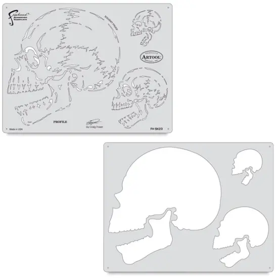 Iwata Artool Freehand Template - Horror of Skull Master Profile {1}