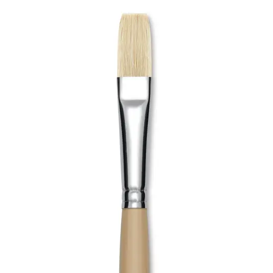Robert Simmons Signet Brush - Flat, Long Handle, Size 8 {1}