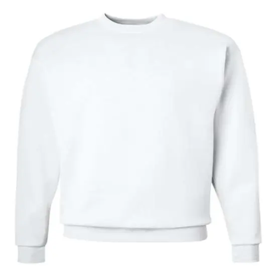Hanes&reg; Ecosmart Crewneck Sweatshirt White {1}