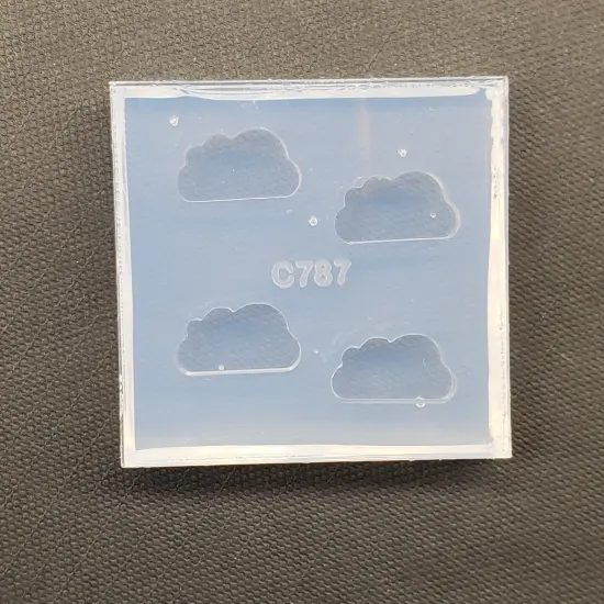 Cloud Stud Silicone Mold(B12) {3}