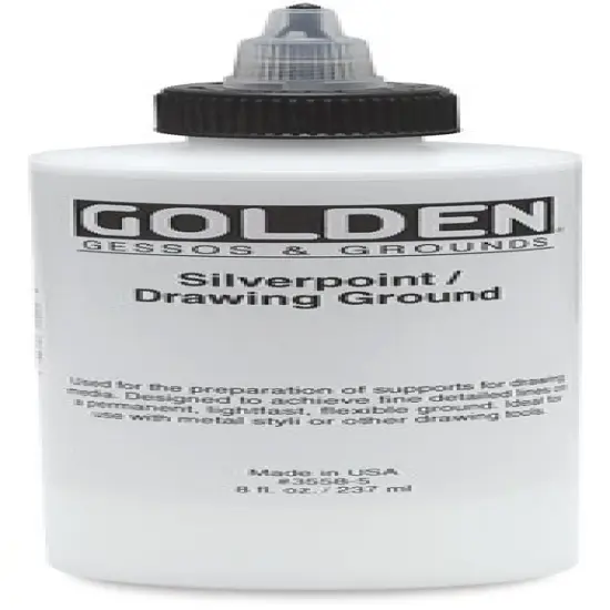 Golden Silverpoint/Drawing Ground - 8 oz, Jar {1}