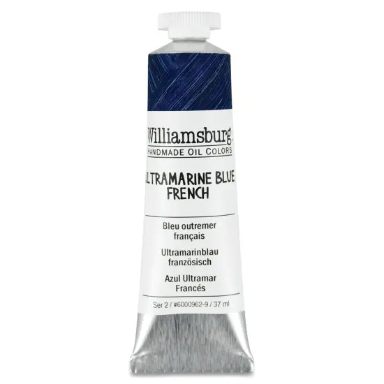 Williamsburg Handmade Oil Paint - Ultramarine Blue French, 37 ml tube {1}