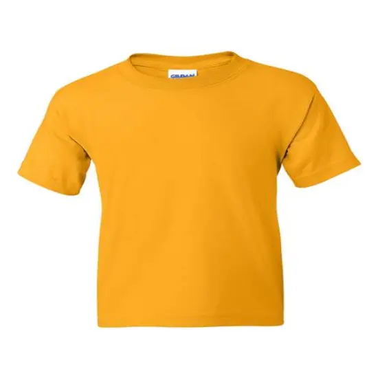 Gildan&reg; DryBlend Youth Short Sleeve Crewneck T-Shirt Gold {1}