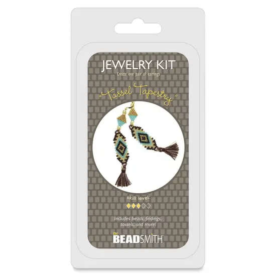 Beadsmith Jewelry Kit Earrings - Tassel Tapestry {1}