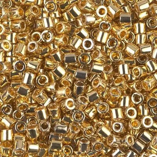 Miyuki Delica Bead 8/0, DBL0031, 24kt Gold Plated {1}