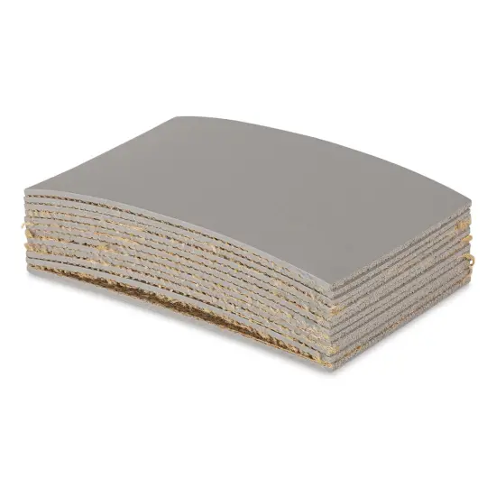 Blick Battleship Gray Linoleum - Pkg of 12, 4" x 6", Unmounted {1}