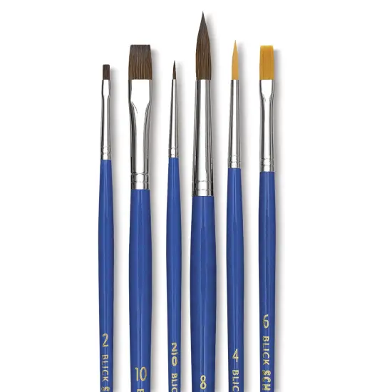 Blick Scholastic Sable and Taklon Set - Set of 6 {1}