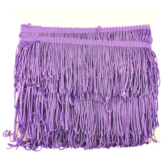 Belagio Chainette Fringe, 2" Wide, 10- Yard Bolt, Purple {1}
